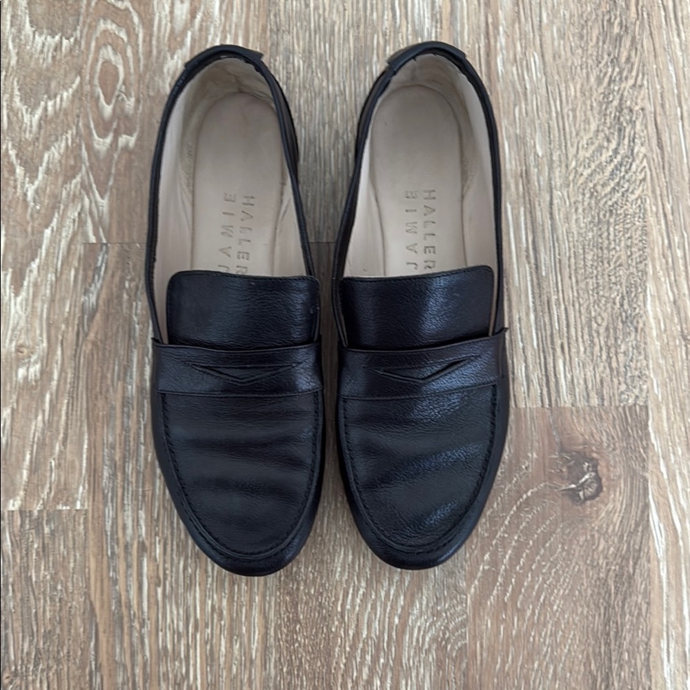 Jamie Haller Black Leather Loafers